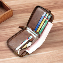 Load image into Gallery viewer, Vintage Men's Wallet Pu Leather Short Purse