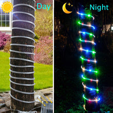 Load image into Gallery viewer, 12M LED Solar Power Rope Tube Lamps