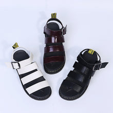 Load image into Gallery viewer, Casual Beach Shoes Platform Flat Martin Sandals