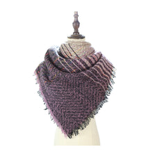 Load image into Gallery viewer, New women plaid scarf