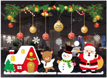 Load image into Gallery viewer, Christmas Window Stickers Merry Christmas Decorations