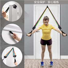 Load image into Gallery viewer, 11 Pcs Latex Tube Resistance Bands Exercise Training Equipment