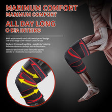 Load image into Gallery viewer, Sports Men Pressurized Elastic Knee Pads