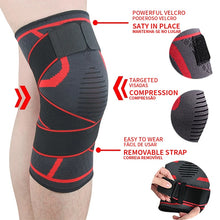 Load image into Gallery viewer, Sports Men Pressurized Elastic Knee Pads