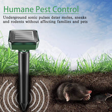 Load image into Gallery viewer, Farm Outdoor Solar Mouse Repeller Vibration Ultrasonic