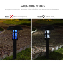 Load image into Gallery viewer, Solar Power Electric Mosquito Killer Lamp LED Anti Mosquito Outdoor Garden Light