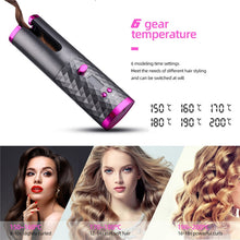 Load image into Gallery viewer, Rechargeable Automatic hair curling iron electric