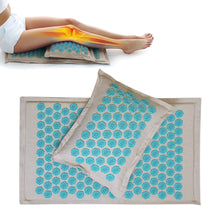 Load image into Gallery viewer, Acupressure Mat, Massage Mat Acupuncture Pillow Set Yoga Mat Needle Relieve Back