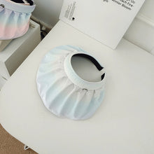 Load image into Gallery viewer, Women's summer big eaves sun hat gradual change empty shell sun hat