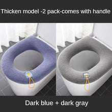 Load image into Gallery viewer, Toilet Seat Home Winter Thickened Fleece Pad