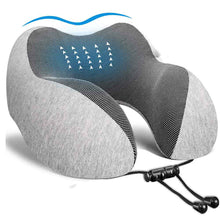 Load image into Gallery viewer, U Shaped Memory Foam Neck Pillows Soft Travel Pillow