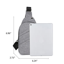 Load image into Gallery viewer, USB Charging Shoulder Bag