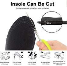 Load image into Gallery viewer, 1 Pair USB Heated Shoe Insoles