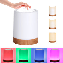 Load image into Gallery viewer, USB Rechargeable Touching Control Bedside Light Dimmable Table Lamp
