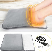 Load image into Gallery viewer, USB Electric Heating Pad Winter Foot Warmer Washable Household Foot Warmer