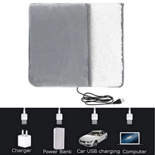 Load image into Gallery viewer, USB Electric Heating Pad Winter Foot Warmer Washable Household Foot Warmer