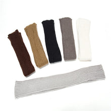 Load image into Gallery viewer, Winter Women Arm Warmers Knitted Woolen Arm Sleeve