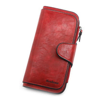 Load image into Gallery viewer, Three fold PU leather Purses