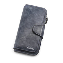 Load image into Gallery viewer, Three fold PU leather Purses