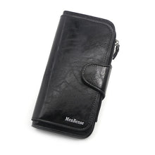 Load image into Gallery viewer, Three fold PU leather Purses