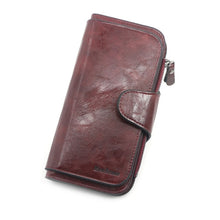 Load image into Gallery viewer, Three fold PU leather Purses