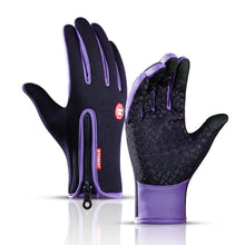 Load image into Gallery viewer, Winter Cycling Gloves Bicycle Warm Touchscreen Full Finger Gloves