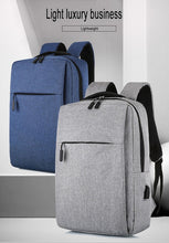 Load image into Gallery viewer, Business Backpack Laptop Bag 14 Inch With USB Charging Port