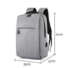 Load image into Gallery viewer, Business Backpack Laptop Bag 14 Inch With USB Charging Port