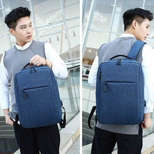 Load image into Gallery viewer, Business Backpack Laptop Bag 14 Inch With USB Charging Port