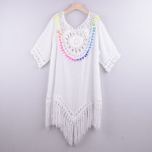 Load image into Gallery viewer, Women Bikini Cover Up Lace Hollow Swimsuit