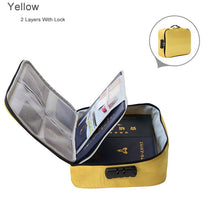 Load image into Gallery viewer, Multifunction Document Storage Bag With Lock