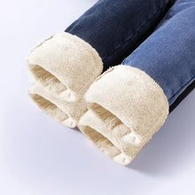 Load image into Gallery viewer, Winter Thick Velvet Women High Waist Skinny Jeans