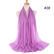 Load image into Gallery viewer, Chiffon hijab scarf