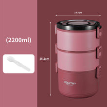 Load image into Gallery viewer, Multiple Layers Stainless Steel Thermal Lunch Box