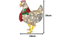 Load image into Gallery viewer, Christmas Light-Up Chicken with Scarf Decoration