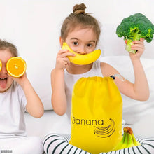 Load image into Gallery viewer, 2pc Reusable Banana Storage Bag with Drawstrings
