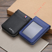 Load image into Gallery viewer, Men&#39;s Short Small Multifunctional Hand Card Holder
