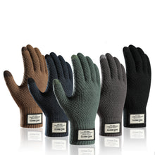Load image into Gallery viewer, Velvet Thickened Knitted Gloves
