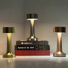 Load image into Gallery viewer, Modern USB Rechargeable Touch Wrought Iron Dumbbell Table Lamp
