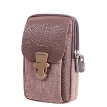Load image into Gallery viewer, Men&#39;s Three-layer Vertical Business Waist Bag
