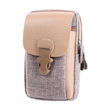 Load image into Gallery viewer, Men&#39;s Three-layer Vertical Business Waist Bag
