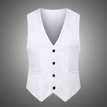 Load image into Gallery viewer, Men&#39;s Suit Vest Slim Fit Waist Solid Tank Top
