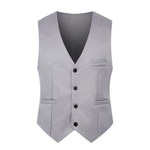 Load image into Gallery viewer, Men&#39;s Suit Vest Slim Fit Waist Solid Tank Top
