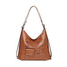 Load image into Gallery viewer, Soft PU Leather Women Handbags Shoulder Bag 3 in 1 Backpack
