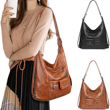 Load image into Gallery viewer, Soft PU Leather Women Handbags Shoulder Bag 3 in 1 Backpack
