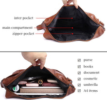 Load image into Gallery viewer, Soft PU Leather Women Handbags Shoulder Bag 3 in 1 Backpack
