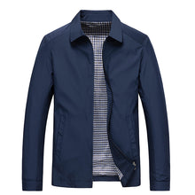 Load image into Gallery viewer, Men Casual Zipper Lapel Jacket
