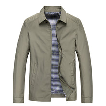 Load image into Gallery viewer, Men Casual Zipper Lapel Jacket
