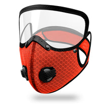 Load image into Gallery viewer, 5 Pack Cycling Protective Dust Filter Face Masks (removable protective lens)
