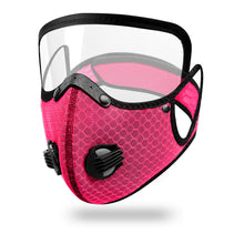 Load image into Gallery viewer, 5 Pack Cycling Protective Dust Filter Face Masks (removable protective lens)
